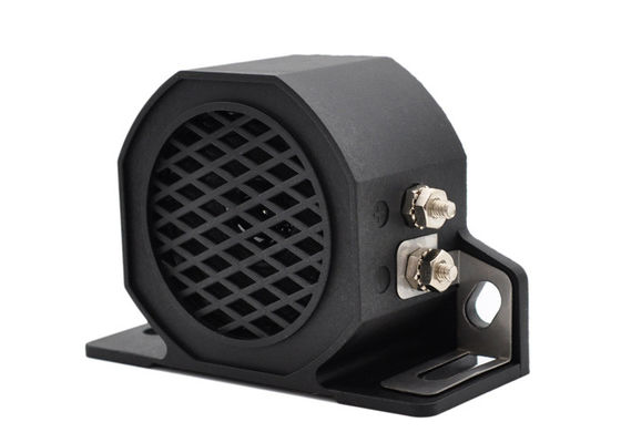 Universal White Noise Vehicle Reverse Beeping Alarm 12V To 48V 102dB Nylon Housing