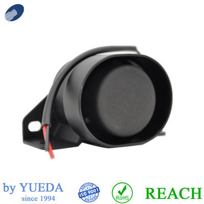 112dB Epoxy Resin Car Reverse Horn White Sound Backup Alarm Black