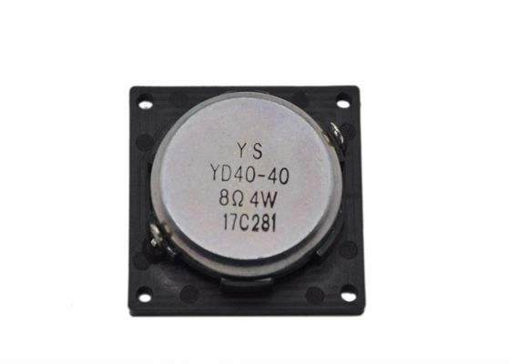 Plastic Frame Square Raw Audio Speakers 40 Mm 4 Watt 8 Ohm 84 DB Output