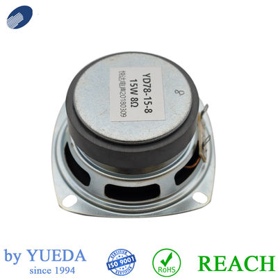Full Range Custom Raw Frame Speakers 15W 8ohm 78mm Low Frequency For Music Box