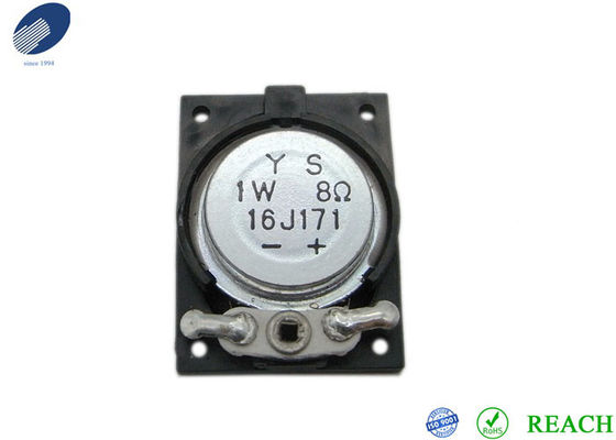 1 Watt 8Ohm Speaker Precision Device  27 * 20 Mm Plastic Frame  RoHS Compliant