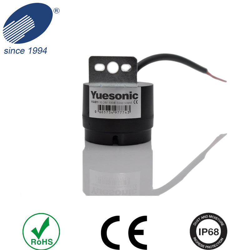 10-24 V 100dB Vehicle Reverse Beeping Alarm  Epoxy Sealing ABS Plastic Shell