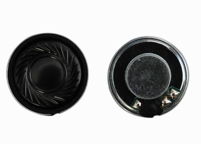 Waterproof Micro Mylar Speaker 20 Mm Metal Frame  RoHS Compliant