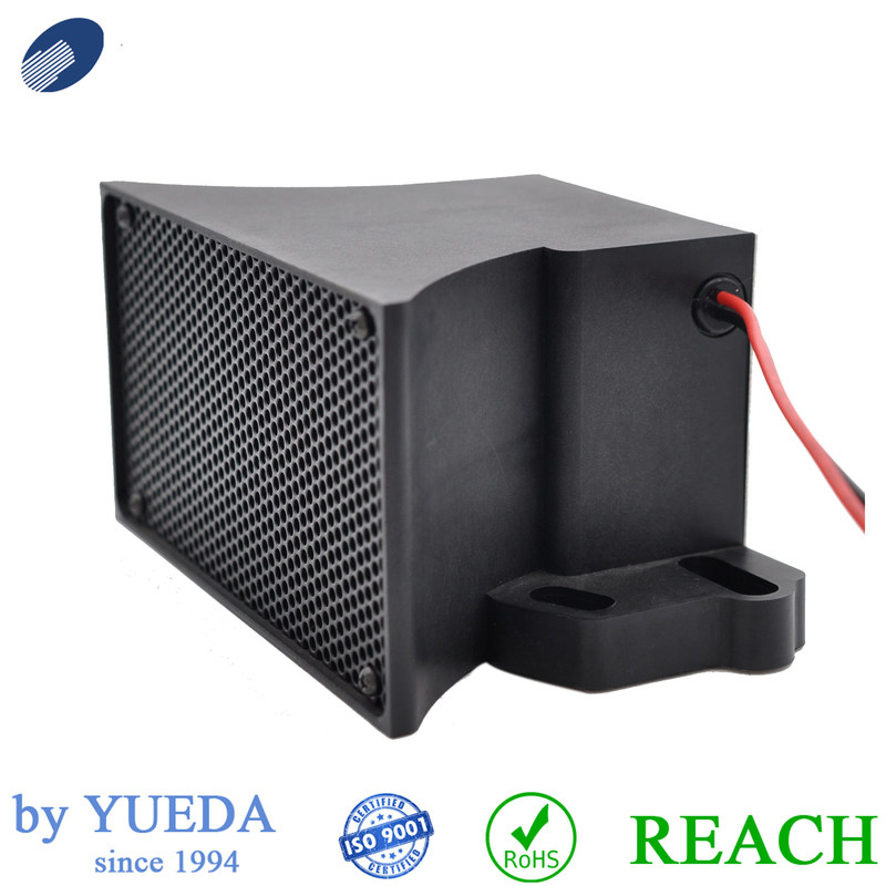 12~48V Black Car Backup Alarm 115dB Heavy Duty Vehicle Reverse Beeping Alarm