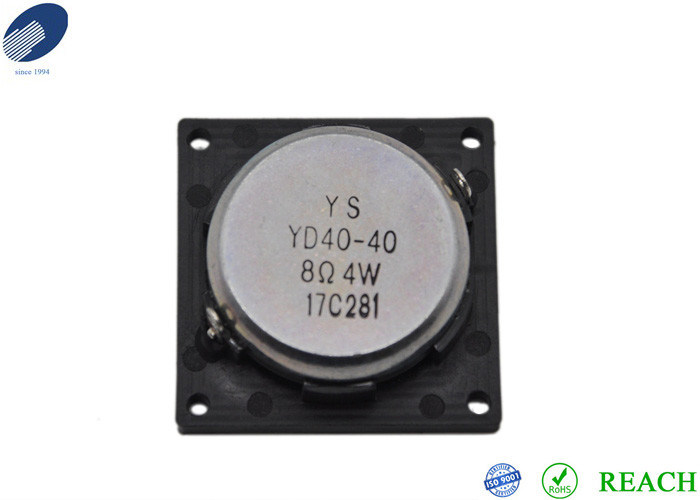 Plastic Frame Multimedia Micro Precision Speaker 40 Mm 4 Watt 8 Ohm